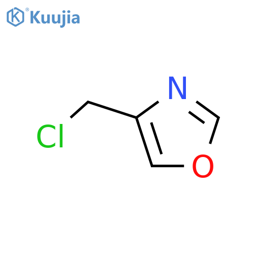 4-(chloromethyl)-1,3-oxazole structure