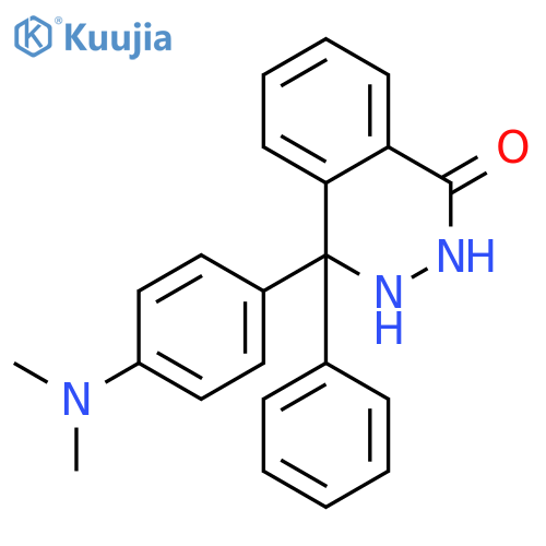 4-[4-(dimethylamino)phenyl]-4-phenyl-3,4-dihydrophthalazin-1(2H)-one structure