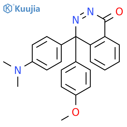 1(4H)-Phthalazinone, 4-[4-(dimethylamino)phenyl]-4-(4-methoxyphenyl)- structure