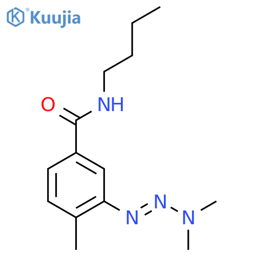 Benzamide,N-butyl-3-(3,3-dimethyl-1-triazen-1-yl)-4-methyl- structure