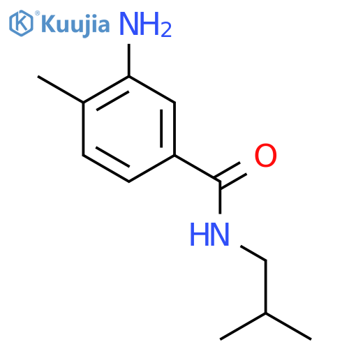 3-Amino-N-isobutyl-4-methylbenzamide structure