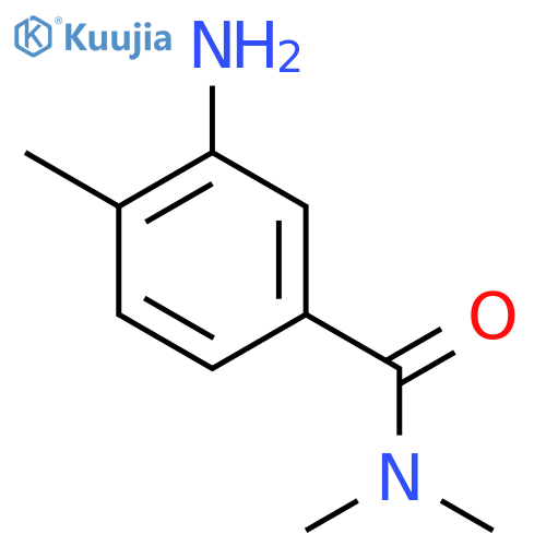 3-amino-N,N,4-trimethylbenzamide structure
