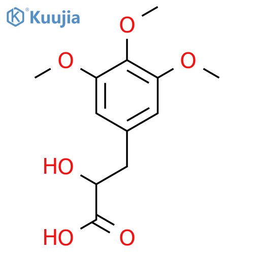 2-hydroxy-3-(3,4,5-trimethoxyphenyl)propanoic acid structure