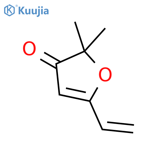 5-ethenyl-2,2-dimethylfuran-3(2H)-one structure