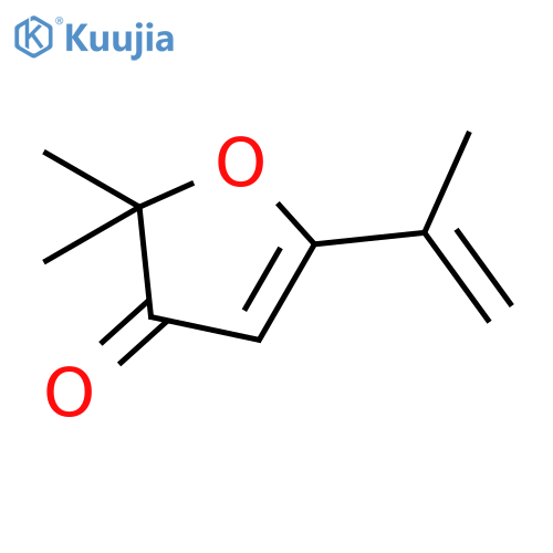 2,2-Dimethyl-5-(prop-1-en-2-yl)furan-3(2H)-one structure