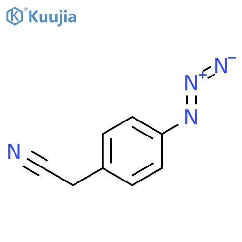 Benzeneacetonitrile, 4-azido- structure