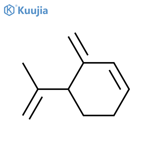 Cyclohexene, 3-methylene-4-(1-methylethenyl)- structure