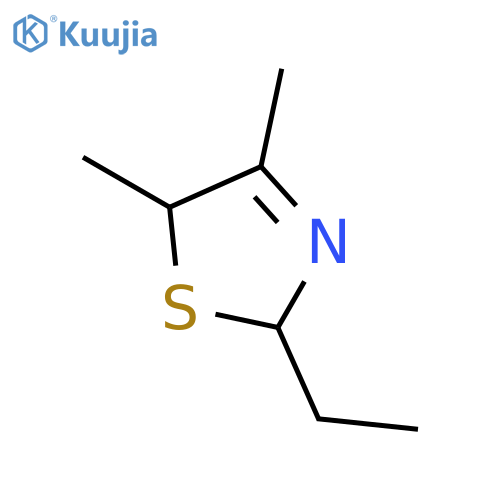2-Ethyl-4,5-dimethyl-2,5-dihydrothiazole structure