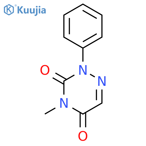 1,2,4-Triazine-3,5(2H,4H)-dione, 4-methyl-2-phenyl- structure