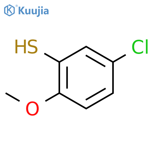 5-chloro-2-methoxybenzene-1-thiol structure