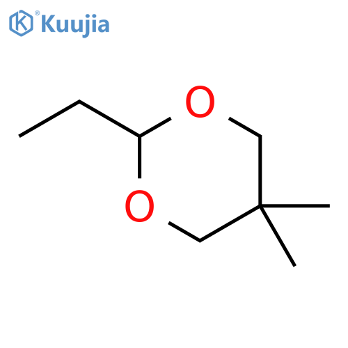 2-ethyl-5,5-dimethyl-1,3-dioxane structure