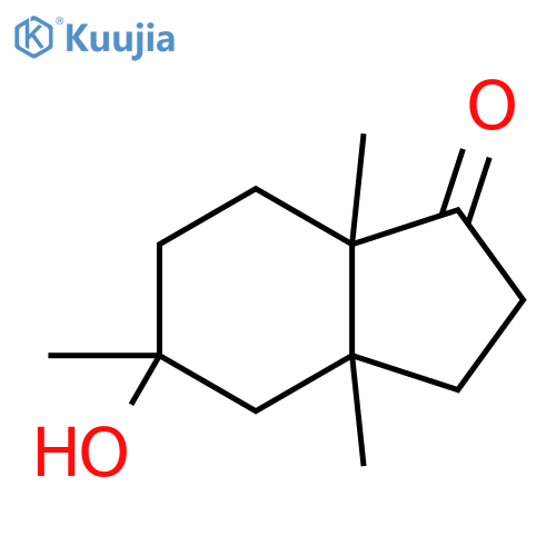 1H-Inden-1-one, octahydro-5-hydroxy-3a,5,7a-trimethyl- structure