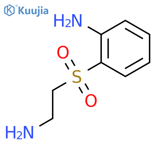 Benzenamine, 2-[(2-aminoethyl)sulfonyl]- structure