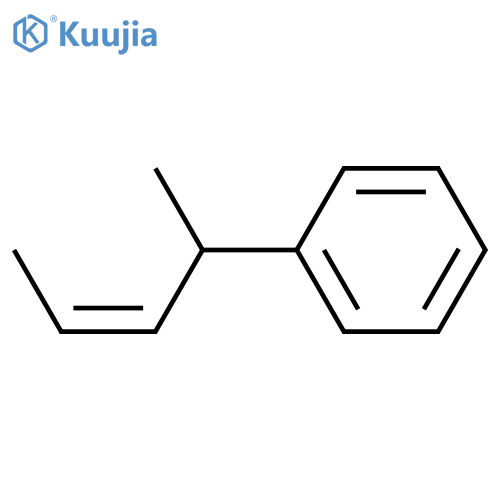 Benzene, (1-methyl-2-butenyl)-, (Z)- structure