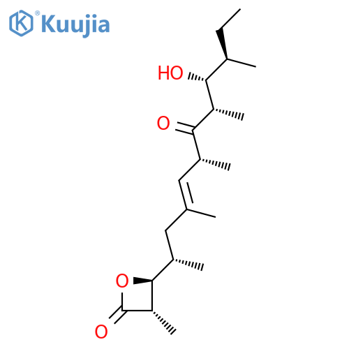 2-Oxetanone,4-[(1S,3E,5R,7S,8R,9R)-8-hydroxy-1,3,5,7,9-pentamethyl-6-oxo-3-undecen-1-yl]-3-methyl-,(3S,4S)- structure