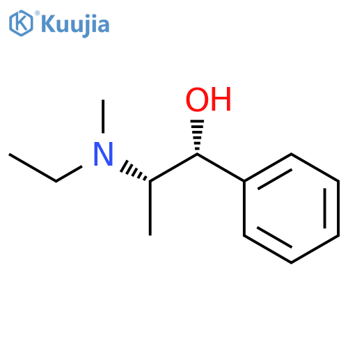 2-ethyl(methyl)amino-1-phenylpropan-1-ol structure