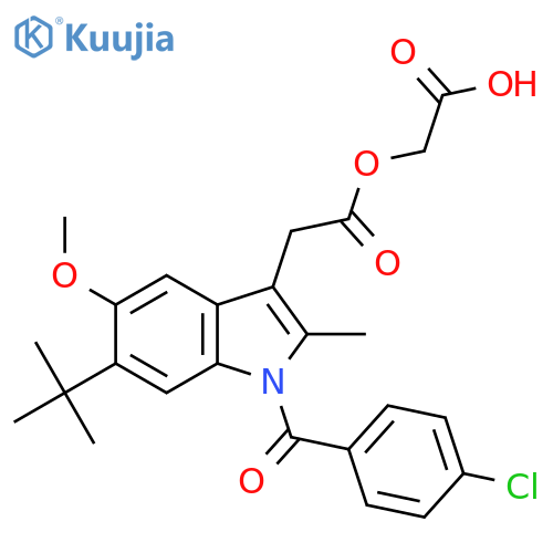 6-(tert-Butyl) Acemetacin structure