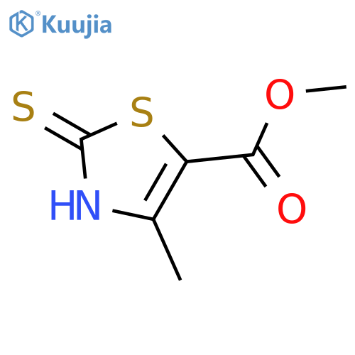 methyl 4-methyl-2-sulfanyl-1,3-thiazole-5-carboxylate structure
