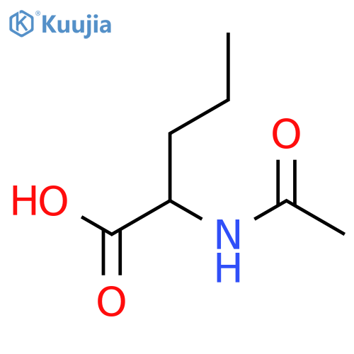 N-Acetyl-DL-norvaline structure