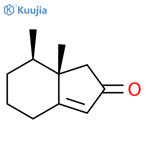 2H-Inden-2-one, 1,4,5,6,7,7a-hexahydro-7,7a-dimethyl-, cis- structure