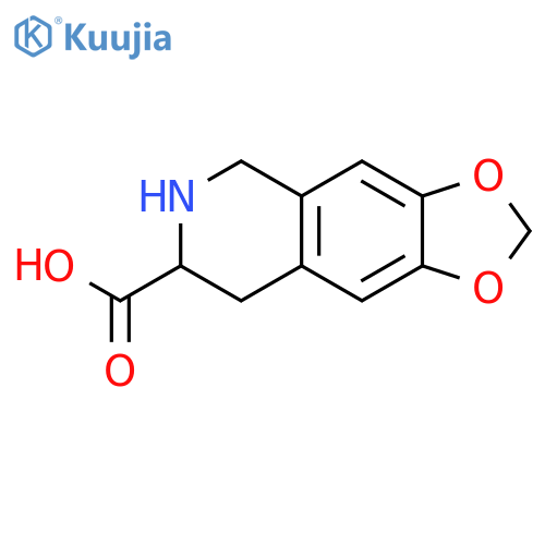 1,3-Dioxolo[4,5-g]isoquinoline-7-carboxylic acid, 5,6,7,8-tetrahydro- structure