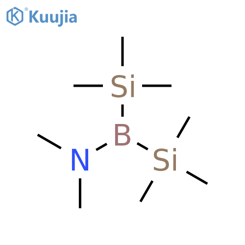 Boranamine, N,N-dimethyl-1,1-bis(trimethylsilyl)- structure