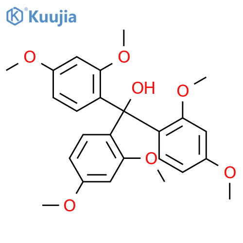 Tris(2,4-dimethoxyphenyl)methanol structure