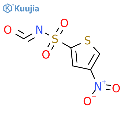 2-Thiophenesulfonyl isocyanate, 4-nitro- structure