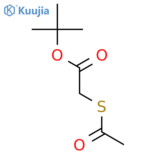 ACETIC ACID, (ACETYLTHIO)-, 1,1-DIMETHYLETHYL ESTER structure