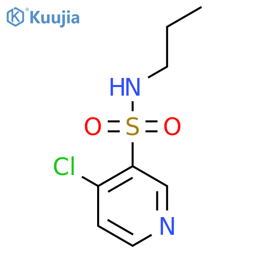 4-chloro-N-propylpyridine-3-sulfonamide structure