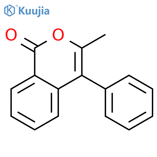 1H-2-Benzopyran-1-one, 3-methyl-4-phenyl- structure