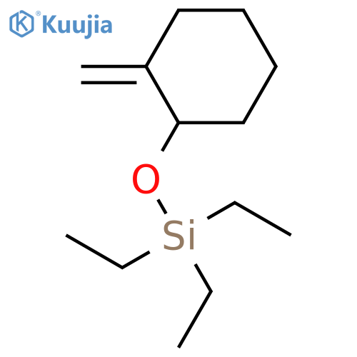 SILANE, TRIETHYL[(2-METHYLENECYCLOHEXYL)OXY]- structure