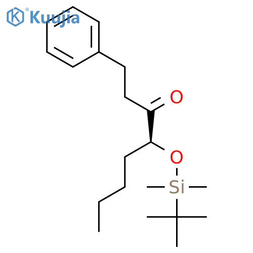 3-OCTANONE, 4-[[(1,1-DIMETHYLETHYL)DIMETHYLSILYL]OXY]-1-PHENYL-, (4S)- structure