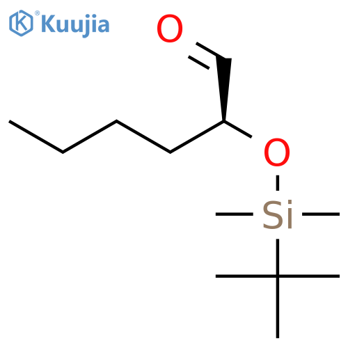 HEXANAL, 2-[[(1,1-DIMETHYLETHYL)DIMETHYLSILYL]OXY]-, (2S)- structure
