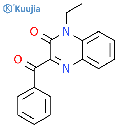 2(1H)-Quinoxalinone, 3-benzoyl-1-ethyl- structure