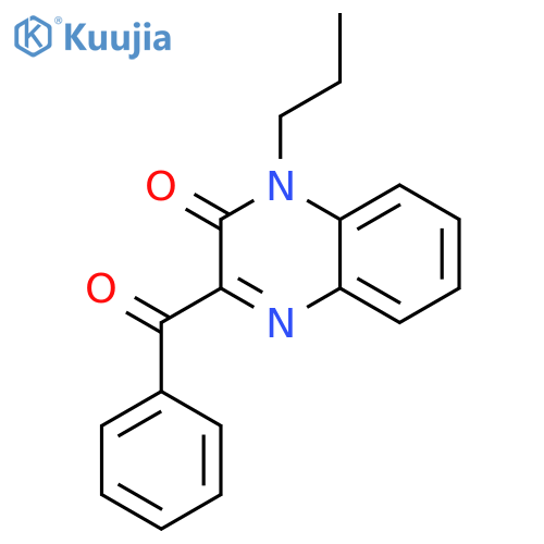 2(1H)-QUINOXALINONE, 3-BENZOYL-1-PROPYL- structure