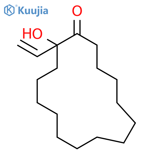 CYCLOPENTADECANONE, 2-ETHENYL-2-HYDROXY- structure