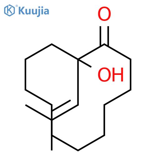 CYCLODODECANONE, 2-HYDROXY-2-(2-METHYL-1-PROPENYL)- structure