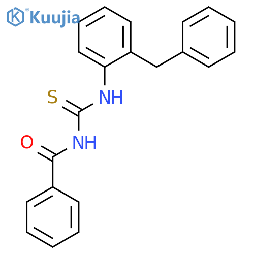 BENZAMIDE, N-[[[2-(PHENYLMETHYL)PHENYL]AMINO]THIOXOMETHYL]- structure