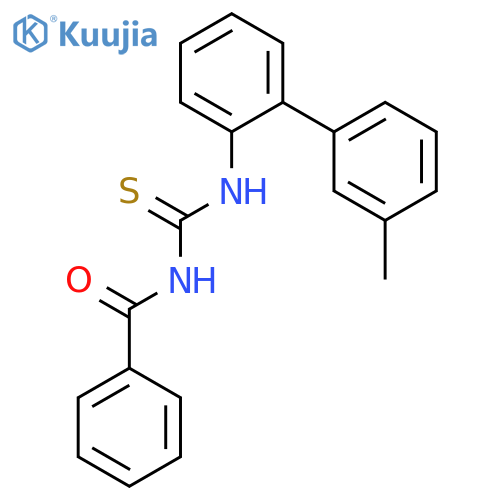 Benzamide, N-[[(3'-methyl[1,1'-biphenyl]-2-yl)amino]thioxomethyl]- structure