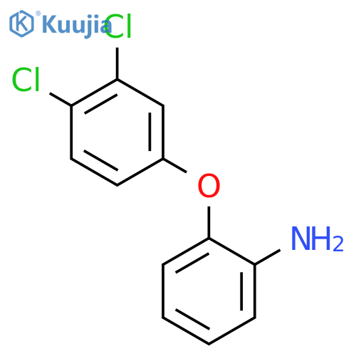 BENZENAMINE, 2-(3,4-DICHLOROPHENOXY)- structure