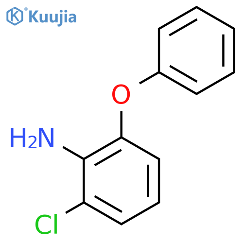 BENZENAMINE, 2-CHLORO-6-PHENOXY- structure