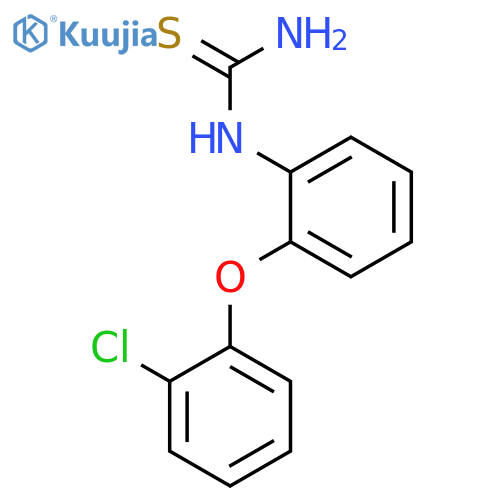 THIOUREA, [2-(2-CHLOROPHENOXY)PHENYL]- structure