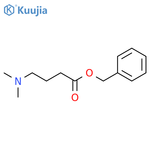 Butanoic acid, 4-(dimethylamino)-, phenylmethyl ester structure