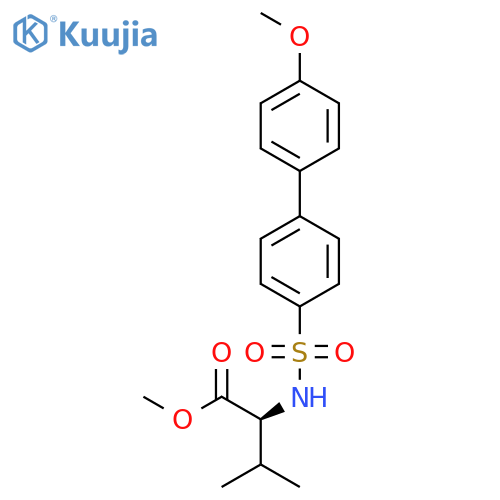 L-VALINE, N-[(4'-METHOXY[1,1'-BIPHENYL]-4-YL)SULFONYL]-, METHYL ESTER structure