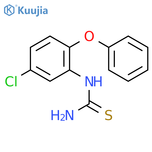 Thiourea, (5-chloro-2-phenoxyphenyl)- structure