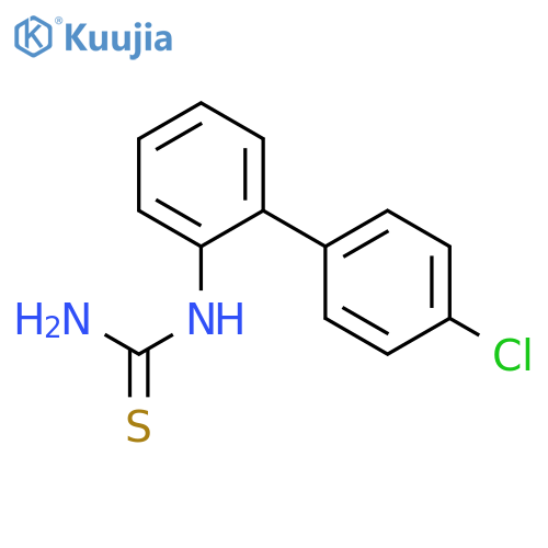 Thiourea, (4'-chloro[1,1'-biphenyl]-2-yl)- structure