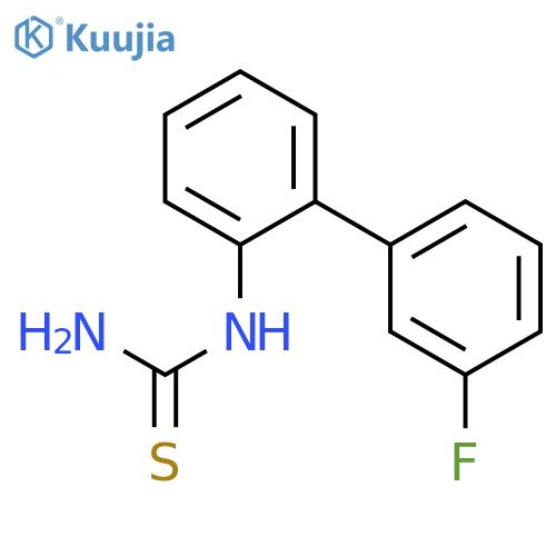THIOUREA, (3'-FLUORO[1,1'-BIPHENYL]-2-YL)- structure