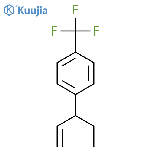 Benzene, 1-[(1R)-1-ethyl-2-propenyl]-4-(trifluoromethyl)- structure