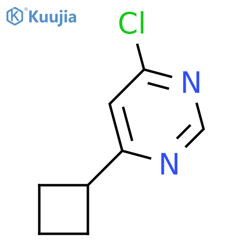 4-chloro-6-cyclobutylpyrimidine structure